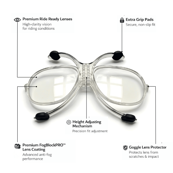 Adjustable SHRP RX™  Goggle Inserts - SHRP